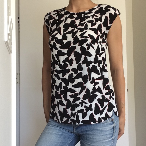 kate spade Tops - Kate spade Butterfly blouse